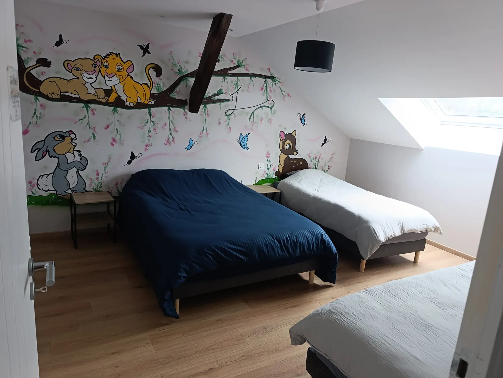 La chambre des enfants et sa fresque