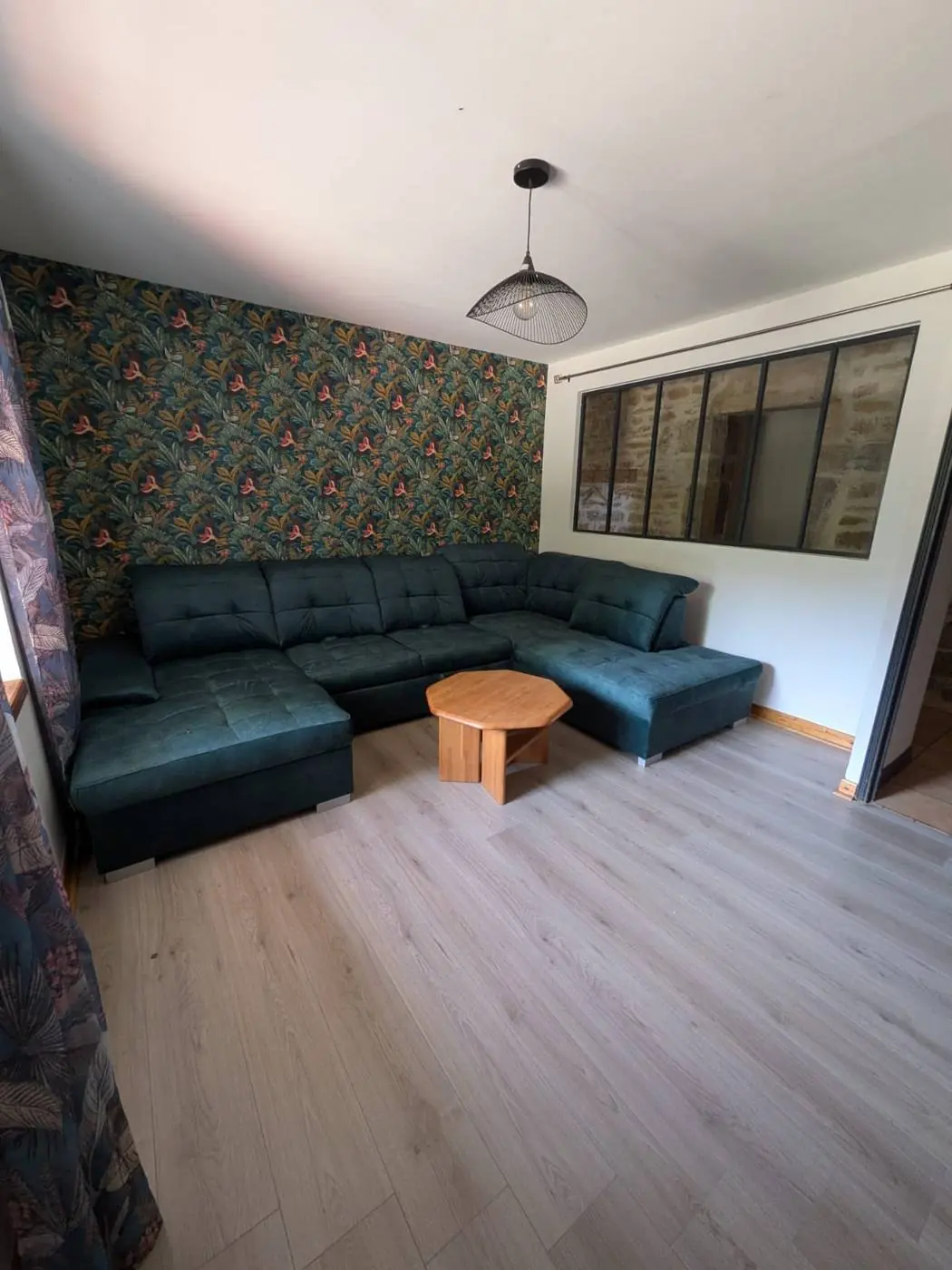 Le salon et sa verrière intérieure
